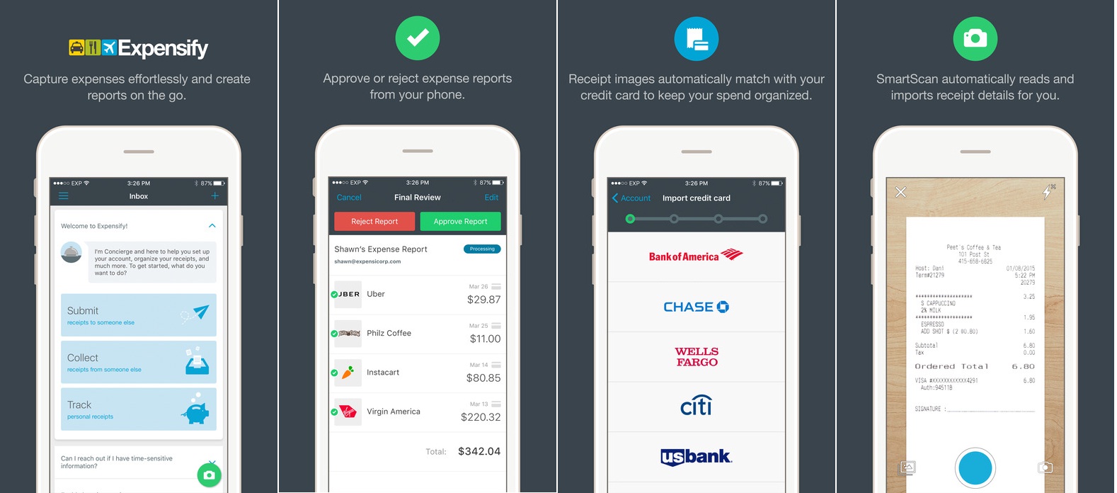 Best Business Apps for iPhone (2017) Best business apps for iPhone 2017, Expensify, business apps for iPhone, techloudgeek.com, techloudgeek