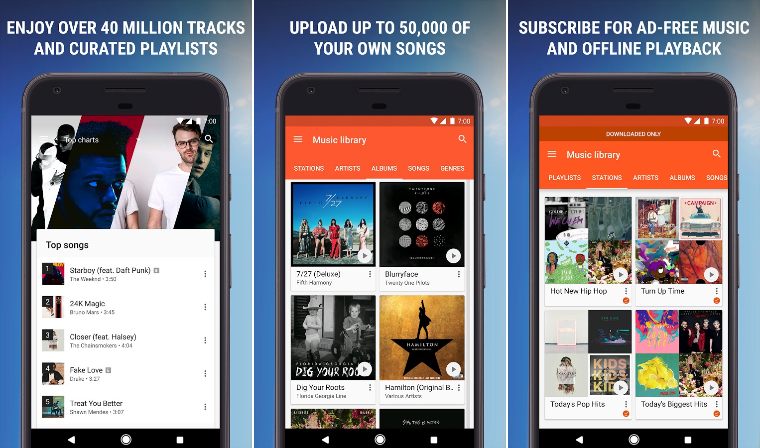 ANDROID APPS 2017, techloudgeek.com, techloudgeek, Google Play Music and YouTube