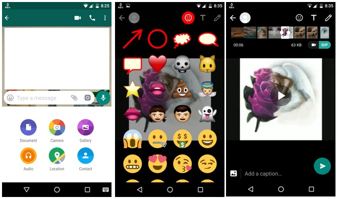 How to convert videos into GIFs on Whatsapp, convert videos into GIFs, techloudgeek.com, techloudgeek
