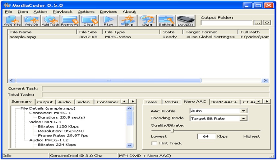 video converter software, Mediacoder, techloudgeek.com, techloudgeek